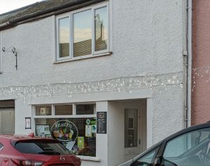 exterior at Not Just Veg in Axminster