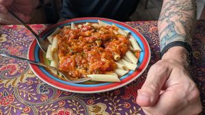  at Horas Restaurant in Samosir