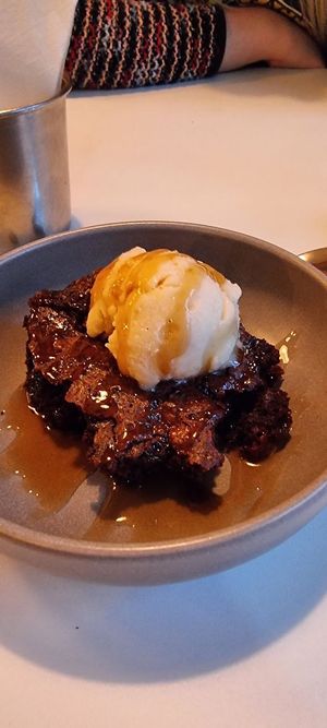 Salted caramel brownie  at KaiBaiBo in Liverpool