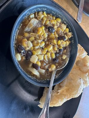 Three sister stew. We shared a bowl    at Nātv in Broken Arrow