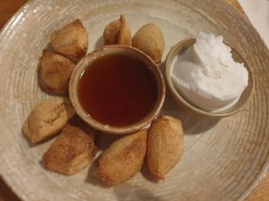 Apple Poppas vegan option at Lost Watering Hole Lancefield Brewery in Lancefield