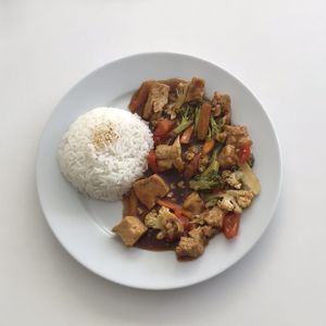 💚  at Loving Hut in Helsinki