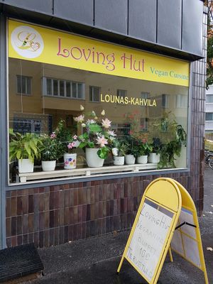 Exterior at Loving Hut in Helsinki
