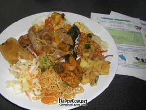 YUM! Vegan buffet lunch at Hodai - Helsinki, finland. at Loving Hut in Helsinki