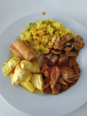 A little of everything at Loving Hut in Helsinki