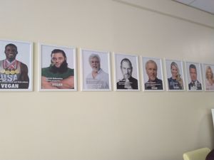 Wall of Fame at Loving Hut in Helsinki