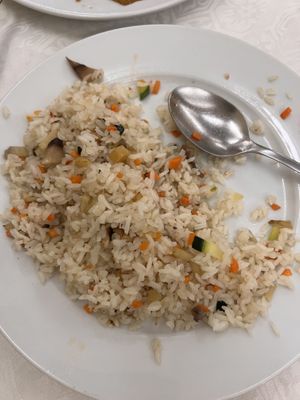 Fried Rice with Vegetables without eggs  at Chinastur in Oviedo