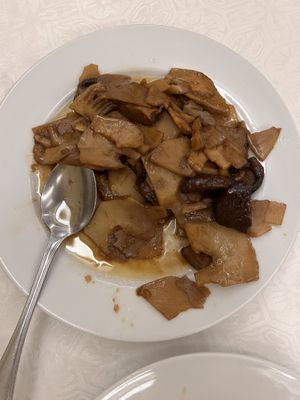 Bamboo and mushrooms   at Chinastur in Oviedo