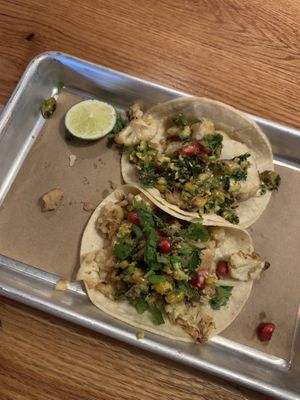 Cauliflower Tacos 🌮  at Bartaco in King Of Prussia