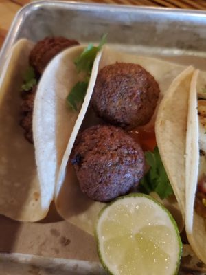 Falafel Tacos at Bartaco in King Of Prussia