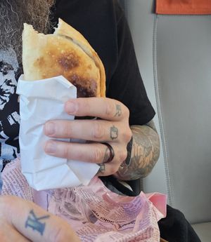 Great train snack. at Millevoglie 2.0 in Venice