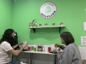 Gluten free and happy!   at Míleljos Vegan in Alicante