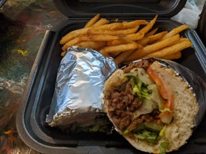 Steak hoagie #Veganuary at Moodz Co in Pittsburgh
