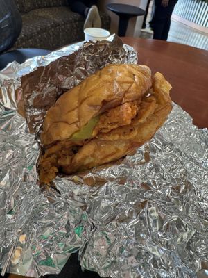 Gold bbq chkn sandwich   at Moodz Co in Pittsburgh