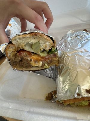 Cheesesteak hoagie  at Moodz Co in Pittsburgh