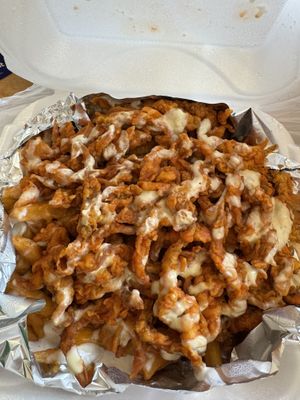 Buffalo chkn loaded fries   at Moodz Co in Pittsburgh