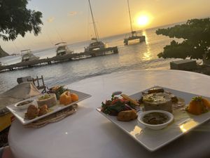 Five star meals!!  at Island Chef in Soufriere