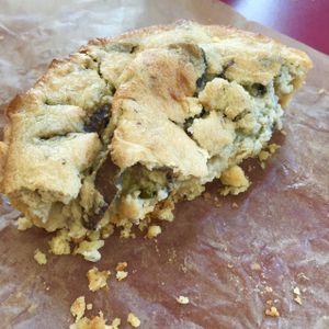 savory mushroom tart at Beet Box Bakery & Cafe in Denver