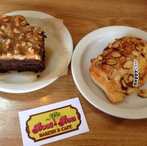 chocolate brownie, apple bear claw at Beet Box Bakery & Cafe in Denver
