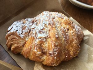 Almond croissant  at Beet Box Bakery & Cafe in Denver