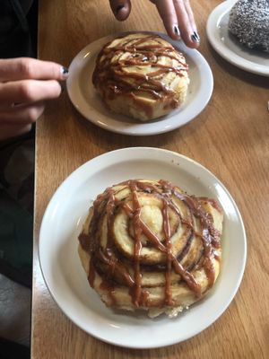 cinnamon roll heaven  at Beet Box Bakery & Cafe in Denver