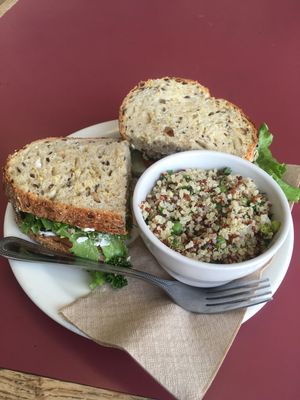 Chickpea of the Sea w/ Quinoa Salad  at Beet Box Bakery & Cafe in Denver