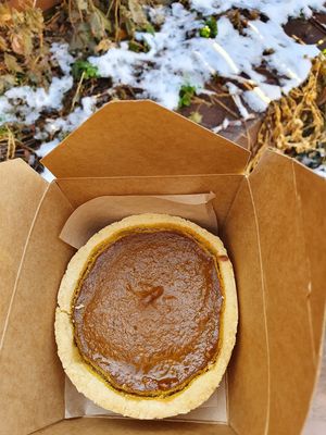 Pumpkin pie at Beet Box Bakery & Cafe in Denver