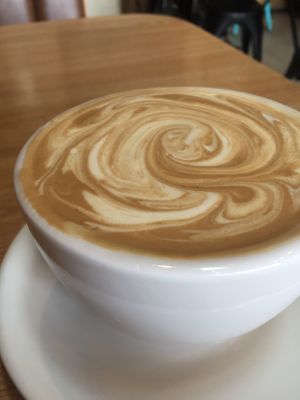 cashew milk latte  at Beet Box Bakery & Cafe in Denver