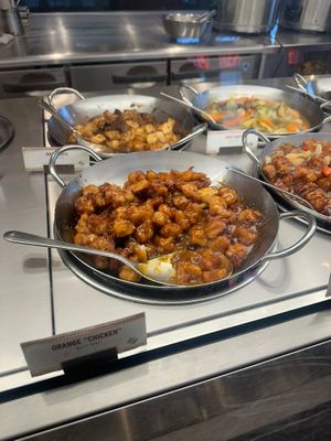 Orange chicken was amazing at Oscar in Tokyo