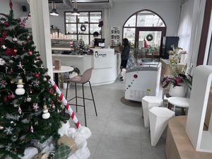 Indoor cafe  at Backyard Cafe x TCT in Surat Thani