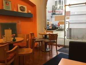 Inside  at Cosmos-Heart Cafe in Augsburg