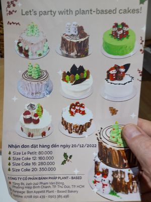 Menu at Bon Appetit  in Ho Chi Minh City