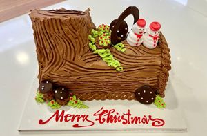 Merry Chrismast Vegan cake  at Bon Appetit  in Ho Chi Minh City