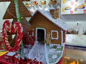Gingerbread house at Bon Appetit  in Ho Chi Minh City