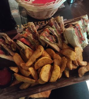 Veggie club at Saloon Crazy Horse in Kalamaria