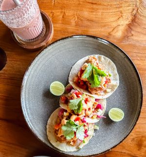 bbq jackfruit tacos #Veganuary at Mana Retreat in 