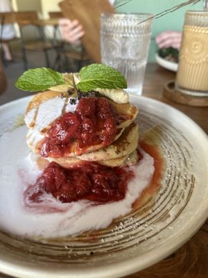 Pancakes  at Mana Retreat in 