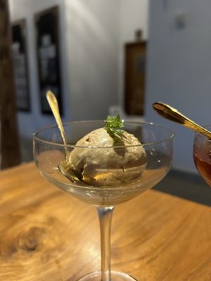 Homemade icecream (caramel)  at Mana Retreat in 