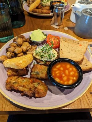 Vegan Breakfast at Esquires in Limerick