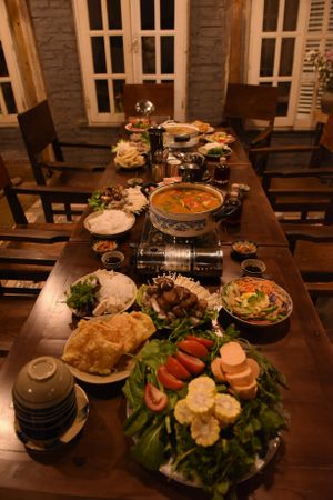 vegan hotpot at Thong Dong 2 - Vegan Friendly Kitchen in Lao Cai