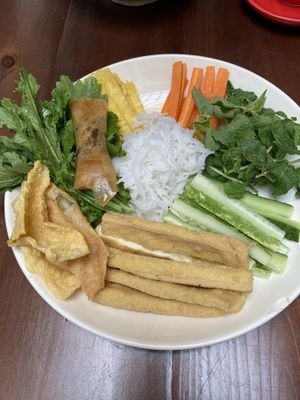 Fresh Springrolls  at Thong Dong 2 - Vegan Friendly Kitchen in Lao Cai
