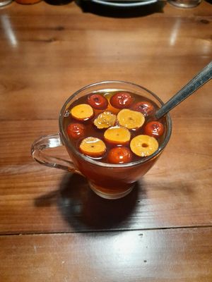 Ginger tea at Thong Dong 2 - Vegan Friendly Kitchen in Lao Cai