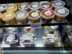 Vegan soups/entrees at Eat Sprout in Annapolis