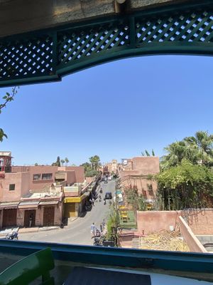 View from rooftop  at Simple in Marrakech