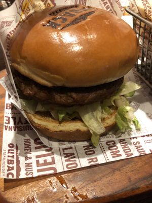   at Outback Steakhouse in Sao Paulo