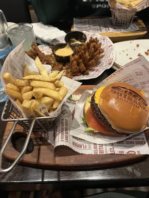   at Outback Steakhouse in Sao Paulo