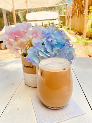 Latte frío   at YAAB Vegan Kitchen in Puerto Escondido