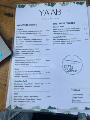   at YAAB Vegan Kitchen in Puerto Escondido