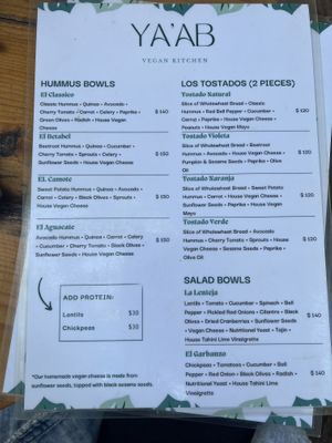   at YAAB Vegan Kitchen in Puerto Escondido