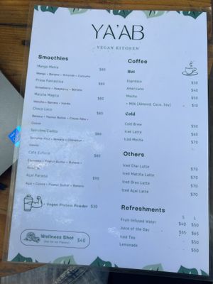   at YAAB Vegan Kitchen in Puerto Escondido